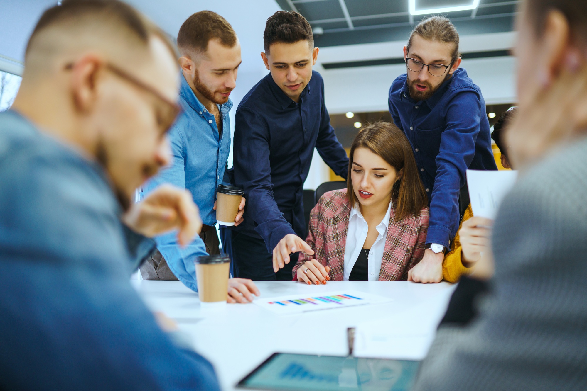 Squad multidisciplinar do Build Lab desenvolvendo MVP de healthtech em sprint de produto