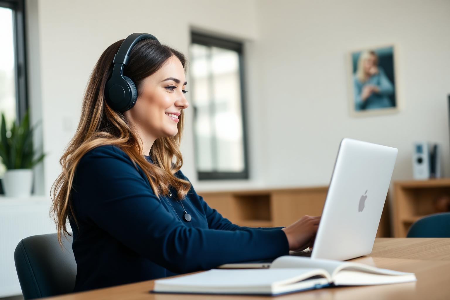 Aluno em curso online de educação executiva em saúde