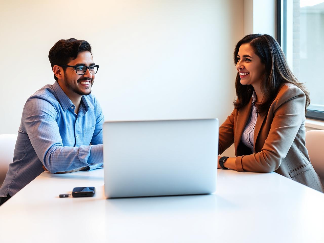 Founder de healthtech em reunião comercial com executivos de hospital para fechar piloto clínico